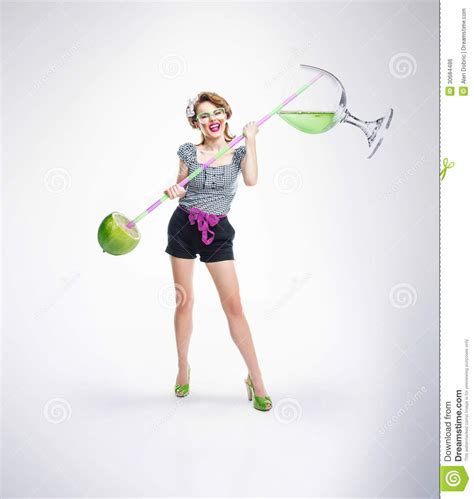 woman with drink and fruits royalty free stock image image 30684486