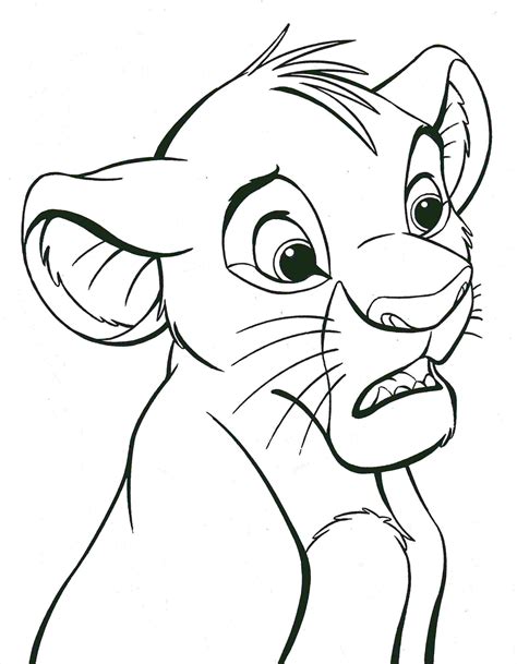 lion king simba drawing    clipartmag