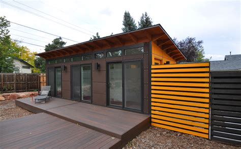 client studio shed  bathroom  modern shed