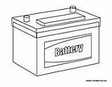 Battery sketch template
