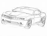Camaro Car Coloring Sketch Pages Transformers Chevrolet Drawing Lamborghini Auta Cars Aventador Kids Omalovánky Dodge Movie Getdrawings Na Challenger Nástěnku sketch template