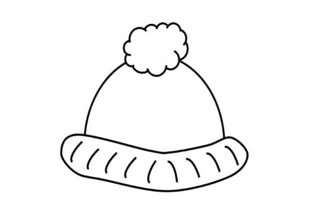 simple winter hat craft  toddlers   printable template