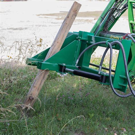post  tree puller fits john deere tractors  lb clamping force universal landscape