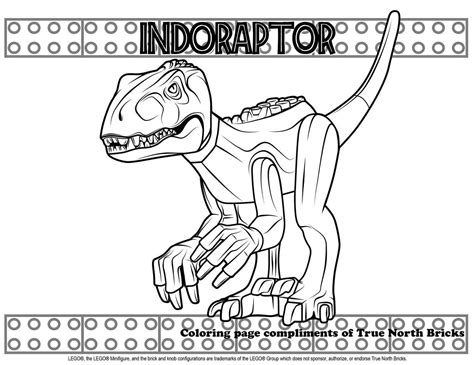 lego jurassic world dinosaur coloring pages indoraptor xcoloringscom