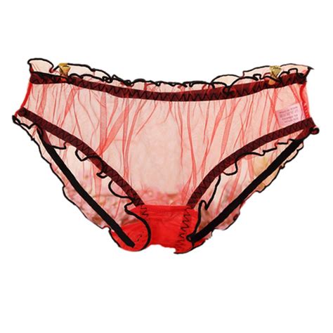 Women Female Lace Knickers Bikini Lingerie Underwear Sheer Underpant