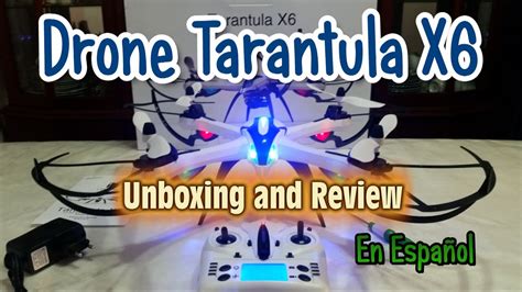 drone tarantula  unboxing  review en espanol youtube
