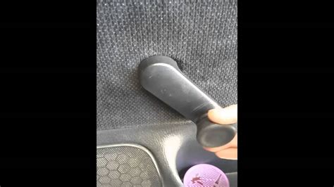 car window crank removal   secondsthe simplest  easiest  youtube