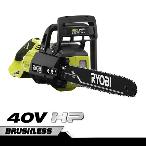 40v Hp Brushless 18 Chainsaw Kit Ryobi Tools