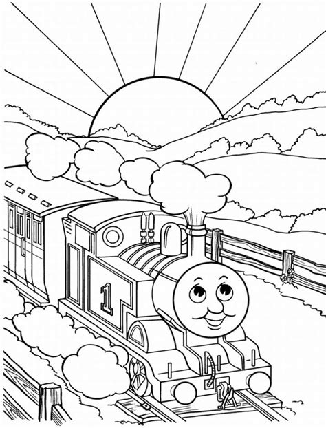 thomas le mtrain colouring pages