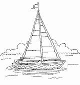 Sailboat Boote Barche Malvorlage Vela Navi Camac Bojanka Ausmalen Segelboot Transportmittel Nave Escolha Kategorien sketch template