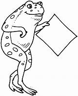 Frog Coloring Pages Walking sketch template