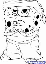 Spongebob Cartoon Gangster Draw Coloring Pages Drawing Drawings Characters Graffiti Ghetto Gangsta Step Thug Cliparts Wall Gang Clipart Cartoons Getcolorings sketch template