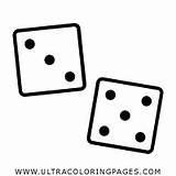 Dice sketch template