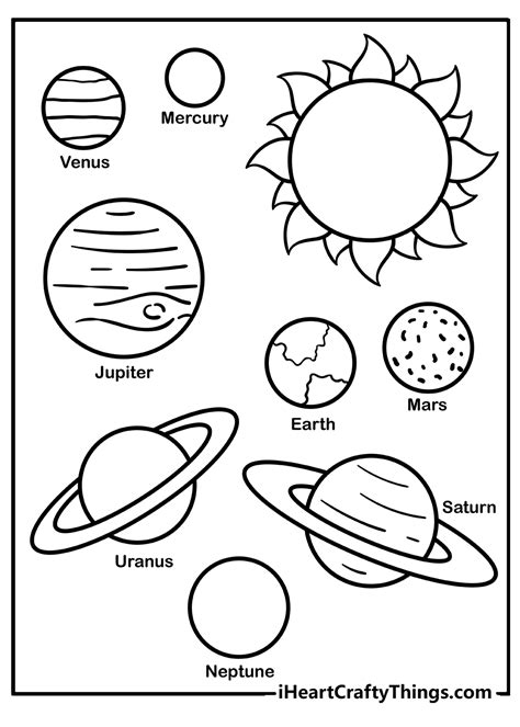 printable coloring pages  planets printable templates