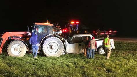 farm tractor pick  involved   accident ktvo