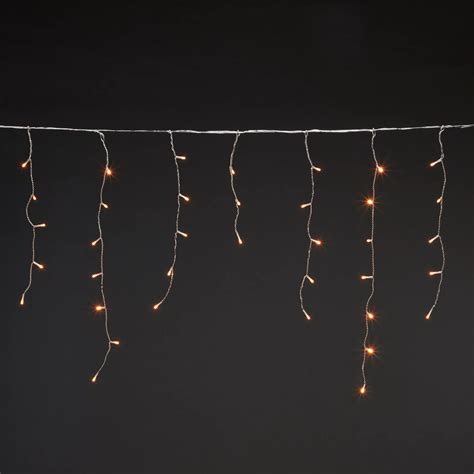 warm white led icicle string lights departments tradepoint