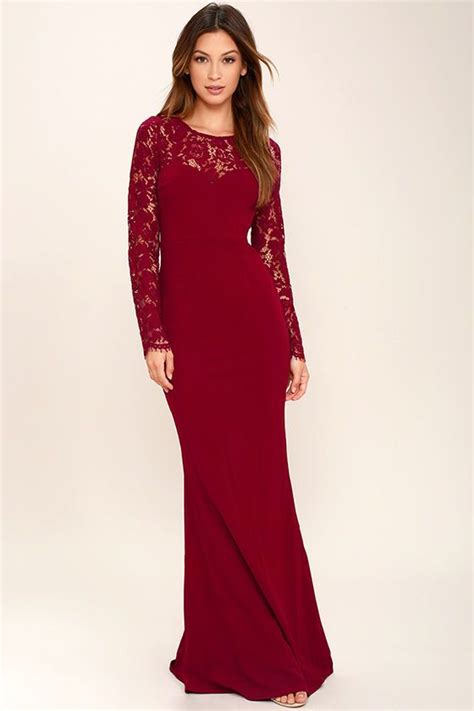 whenever you call wine red lace maxi dress in 2019 ideas on what to wear red bridesmaid