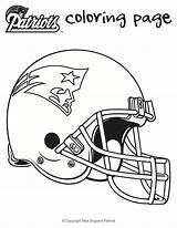 Coloring Football Getdrawings Patriots Pages sketch template