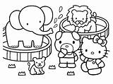 Mewarnai Coloring Kitty Hello Gambar sketch template