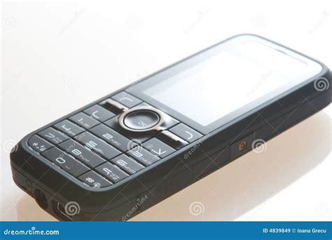 black mobile phone stock image image  cellular calls