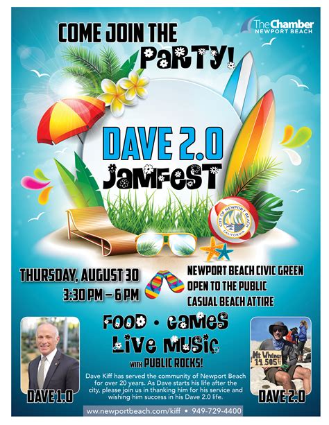 dave kiff jamfest newport beach chamber of commerce