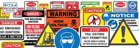 difference  safety labels  signs hsse world