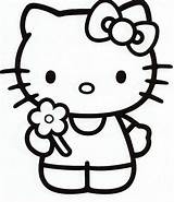 Kitty Hello Coloring Pages Color Print Kids Girls sketch template