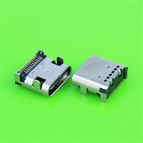 usb  type  connector  pin receptacle  angle type  pcb smt dual row tab female socket