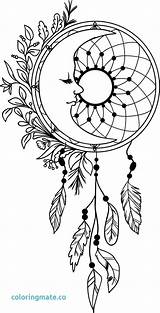 Coloring Pages Dreamcatcher Printable Getdrawings sketch template