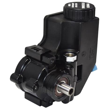 power steering pump gm aluminum type ii  integral reservoir black ebay
