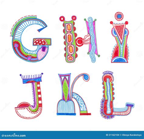 sketchy alphabet design stock images image