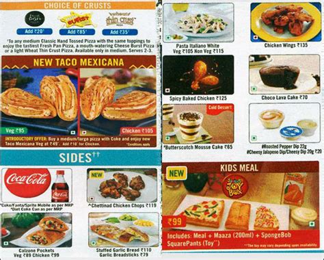 dominos pizza menu menu  dominos pizza sector  faridabad delhi ncr