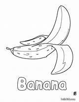 Banana Coloring Pages Bananas Apples Fruit Fruits Kids Drawing Apple Name Print Colouring Color Letter Vegetables Toddler Printable Craft Tracer sketch template