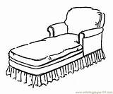 Sofa Coloring Pages Getcolorings Little Printable sketch template