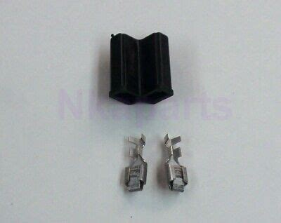 holden nos black gm plastic female  pin connector plugs ebay
