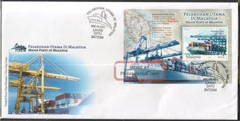 major ports  malaysia  ss fdc cover