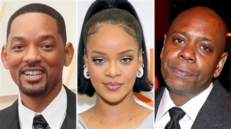rihanna dave chappelle support will smith at emancipation screening