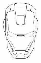 Iron Man Mask Face Drawing Template Avengers Behance Pencil Plan Coloring Pages Melty Sketch Templates sketch template