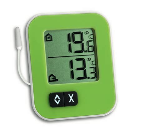 digital indoor outdoor thermometer tfa dostmann