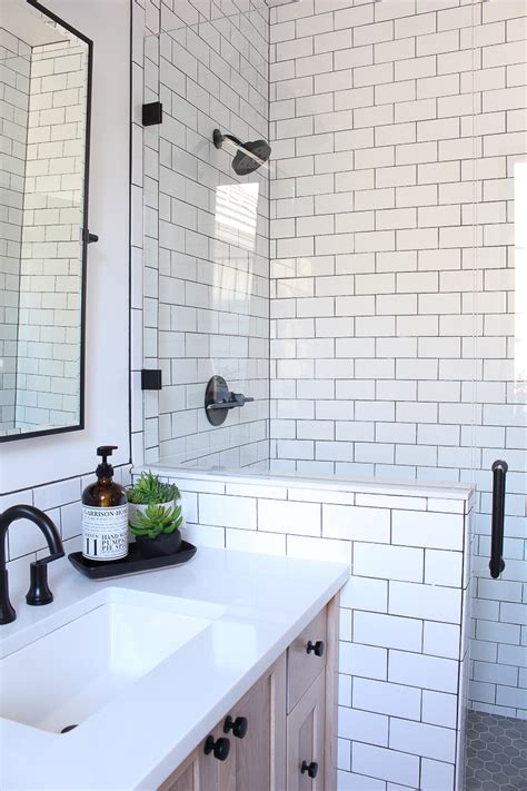 metro white tiles bathroom ide