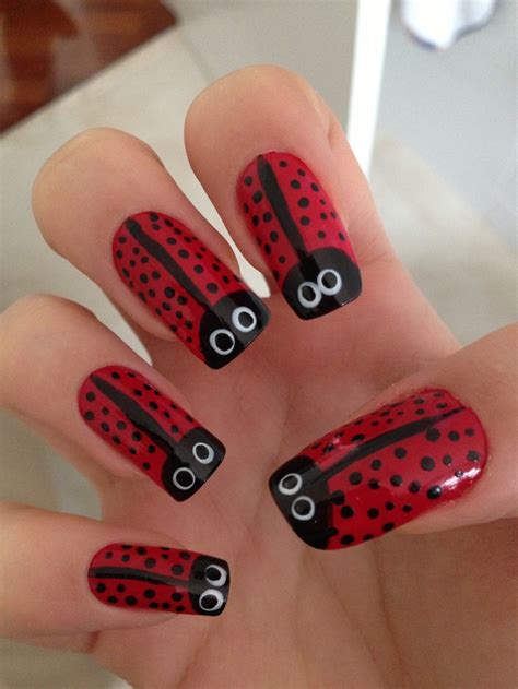 ladybug nail art nail art designs ladybug nails ladybug nail art