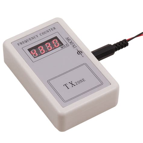mhz frequency rf detector cymometer meter scanner counter remote