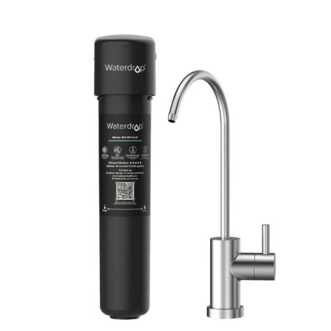 waterdrop ub uf  sink water filter system  micron ultra filtration  counter