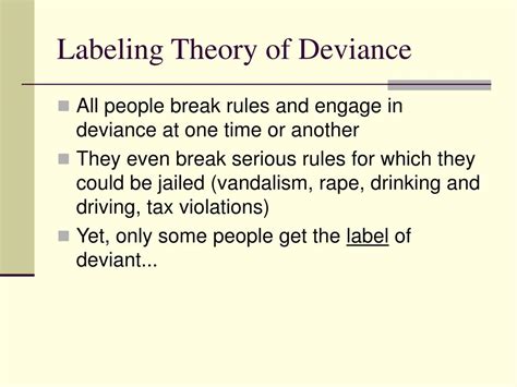 labeling theory powerpoint    id