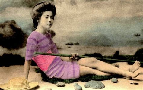 The Japanese Swimwear Models Of 1868 Retouched Photos