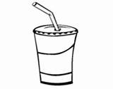 Coloring Milkshake Pages Drinks Coloringcrew Smoothies sketch template