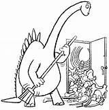Colorat Planse Coloriage Cu Amuzante Desene Dinosaure Animale Copilul Gospodar Dinozaur sketch template