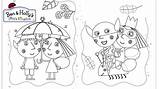 Ben Holly Coloring Pages Romantic Cute Kids sketch template