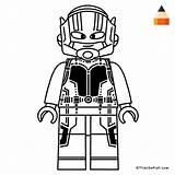 Ant Man Coloring Lego Pages Kids Iron Colouring Marvel Super Drawing Letsdrawkids 3d Draw sketch template