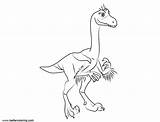 Coloring Pages Dinosaur Valerie Fallen Jurassic Kingdom Train Velociraptor Printable Kids sketch template